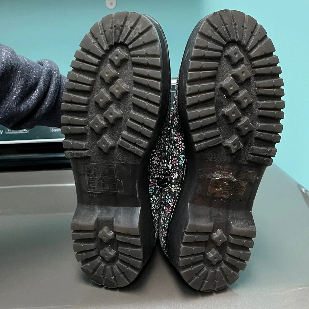 Portland Boot Company Floral Women's  Boots size 8.5 - Picture 7 of 10